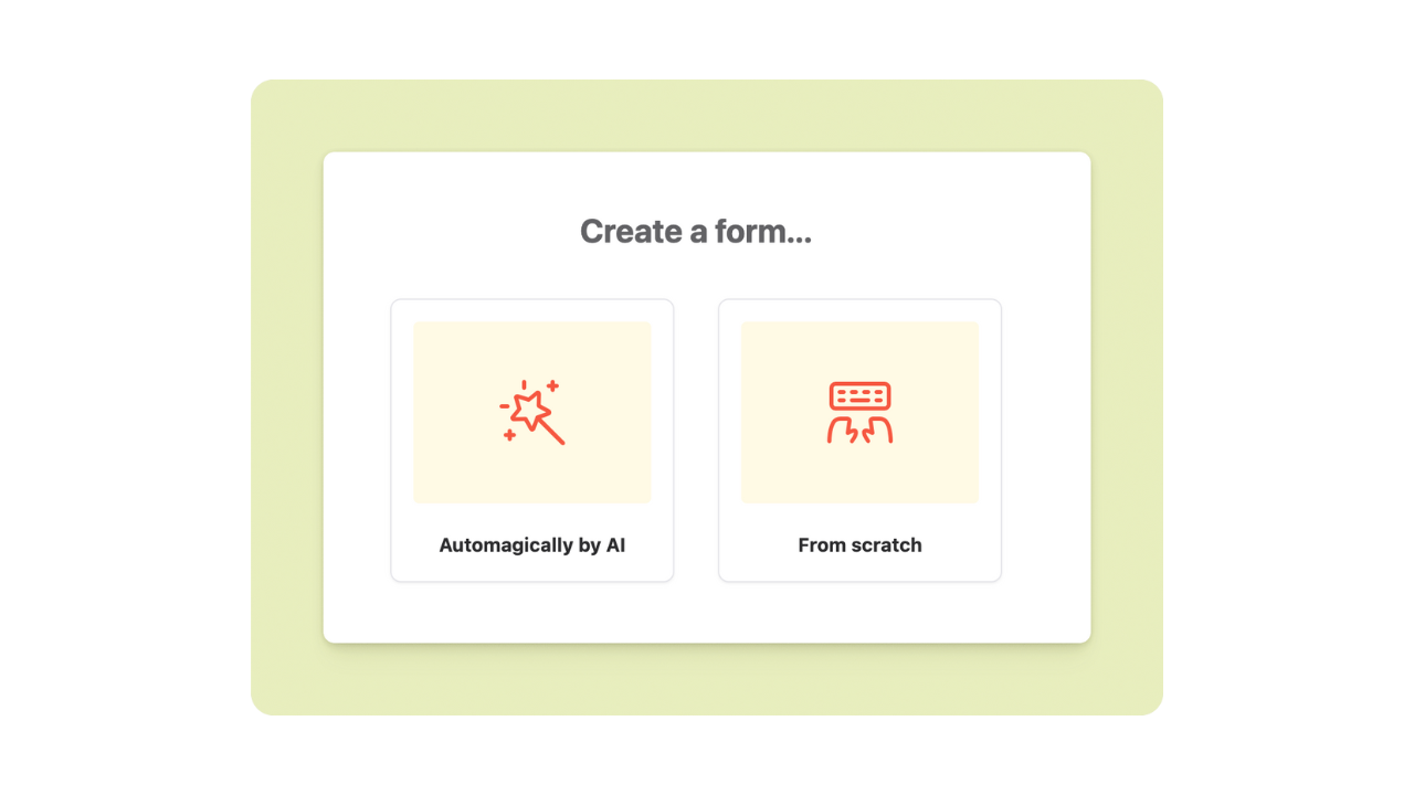 Create a Form
